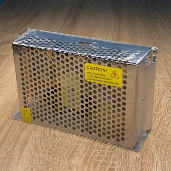 Блок питания металл для светодиодной ленты 150W 12V IP20 165x99x44mm "LEMANSO" LM825