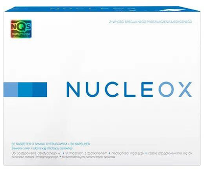 Witaminy NutroPharma Nucleox PRO 30 saszetek + 30 kapsułek (5907513003847)