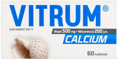 Minerały Unipharm Vitrum Calcium 60 tablets (5711313007840)