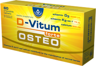 Вітаміни Oleofarm D-Vitum Forte Osteo 60 таблеток (5904960012415)