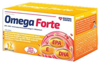 Риб'ячий жир і омега Silesian Pharma Family Health Omega Forte 60 капсул (5902666650641)