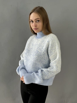Светр жіночий трикотаж (ONE SIZE) VivaVerba блакитний 75112 blue