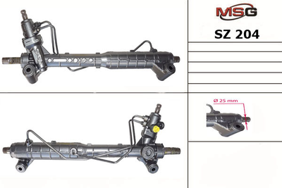 Рулевая рейка с ГУР Suzuki Grand Vitara 06-17 MSG SZ204 (4858065J51, 48580-65J50, 4858065J01)