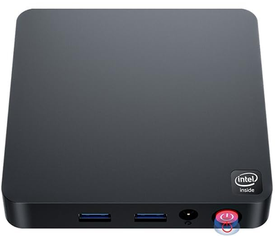 Міні ПК Beelink T4 Pro / Intel Celeron N3350 / RAM 4GB / eMMC 64GB / 2 х HDMI / LAN / Wi-Fi 5 / Bluetooth 4.0 / Windows 11 / Чорний