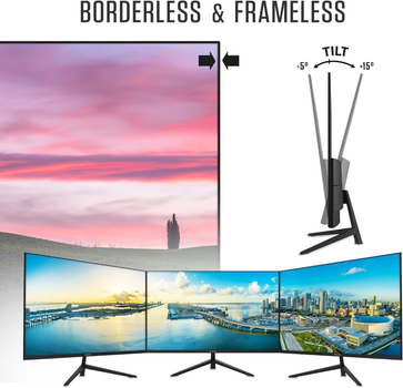 Монітор 22" Atlantis A05-H22V-VH Full HD VA 75 Гц Б/В