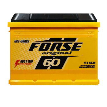 Автомобильный аккумулятор Forse 60Ah 600A L+368-16