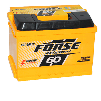Аккумулятор автомобильный Forse 60Ah 600A L+368-16