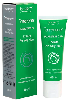 Krem Boderm Tazarene do skóry tłustej 0.1% 40 ml (5200375399791)