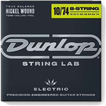 Струны для электрогитар Dunlop DEN1074 Performance+ Electric Guitar Strings 10-74 | 8-string