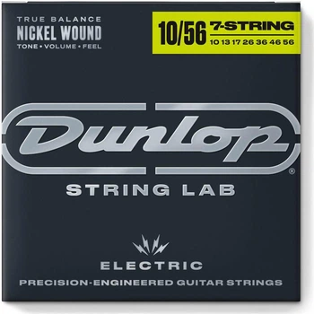Струны для электрогитар Dunlop DEN1056 Performance+ Electric Guitar Strings 10-56 | 7-string