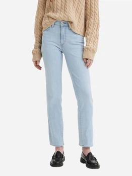 Джинси Regular Fit жіночі Levi`s 724 High Rise Slim Straight 428880566 W26L32 Блакитні (1159814642)