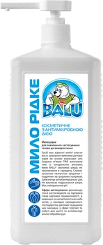 Мило рідке косметичне BALU з Антимікробною дією з дозатором 1000 мл (4820159422388)