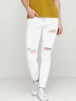 Джинсы Slim Fit женские H&M 0561659 34 Белые (KAY2000000717975)