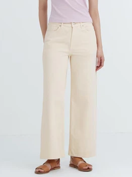 Джинсы женские Uniqlo 539915922 30-33 Бежевые (1159804673)