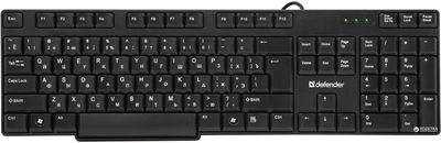 Клавіатура дротова Defender Accent SB-930 USB (45030)