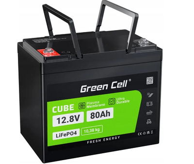 Аккумулятор Green Cell LiFePO4 12V (12.8V/80Ah/1024Wh)