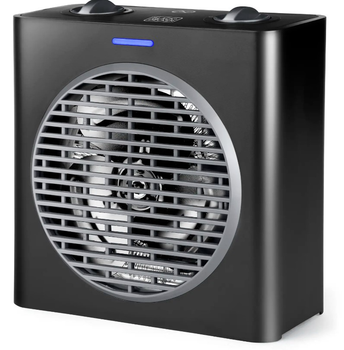 Тепловентилятор BLACK+DECKER 2,0 кВт, площадь обогрева 15 кв.м., настольный, черный (BXSH2003E)