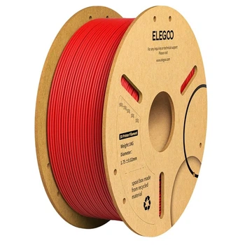 Філамент ELEGOO PLA+, червоний (red), 1 кг