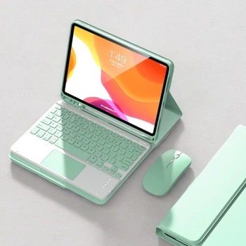 Чохол-клавіатура CaseFashion в комплекті з мишкою для iPad Air 13” M2 (2024) Mint