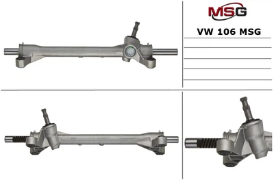 Рулевая рейка без ГУР VW Transporter T4 90-03 MSG VW106 (251419061, 211415049H, 251419061B)