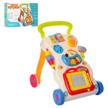 Каталка-ходунки Limo Toy HE0801 для малышей с разнообразными игрушками