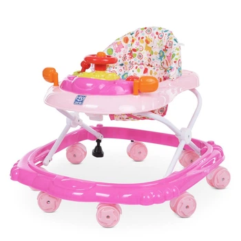Детские музыкальные ходунки M 3451Р Bambi с 8 колесами и регулировкой высоты