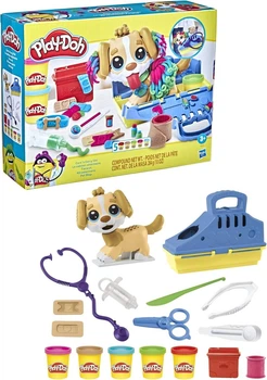 Игровой набор прием у Ветеринара Play Doh Care n Carry Vet Playset