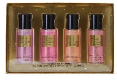 Набор спреев Victoria's Secret Shimmer Mist Discovery Gift Set 4 шт по 75 мл (41896723815)