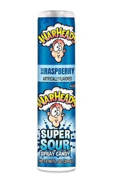 Цукерка спрей Warheads Super Sour Spray Candy (Блакитна малина) 20 ml