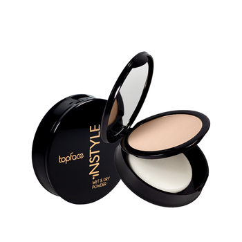 Пудра для обличчя TopFace Instyle Wet & Dry Powder PT261, № 04 Персиковий