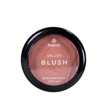 Румяна для лица Bogenia Blush компактные, № 008 матовые Strawberry Cream