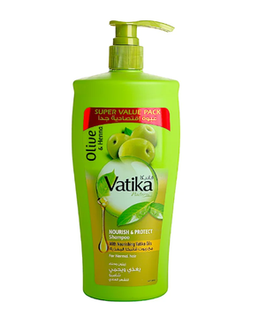 Питательный шампунь с оливкой и хной для нормальных волос Dabur Olive&Henna 600 мл.