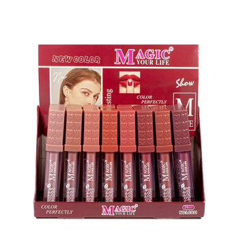Набор помад для губ жидких матовых Lip Gloss Magic Your Life 24 шт