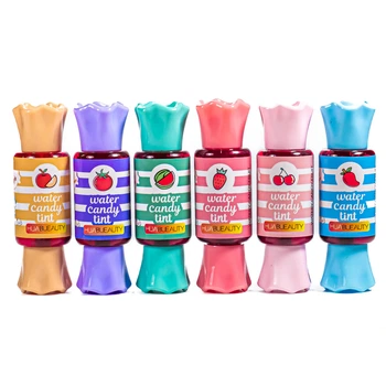 Тинт для губ глянцевый на водной основе Huda Beauty Water Candy Tint Fruit Flavor набор микс 6шт 10 мл