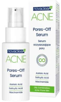 Serum do twarzy Novaclear Acne Pores Off oczyszczające pory 30 ml (5900779386884)