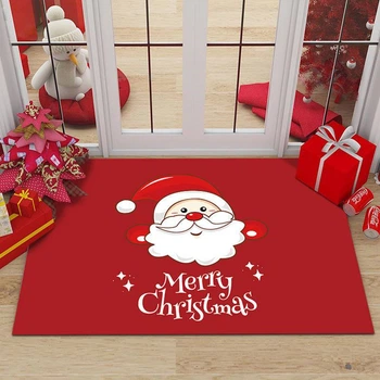 Декоративний новорічний килимок Cappone, Mery Christmas, 60x90 см