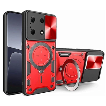 Чехол-накладка Omeve Magnetic Ring для Infinix Zero 30 5G red