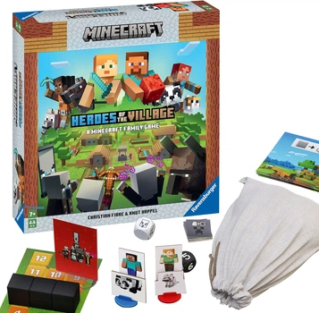 Настольная Игра Майнкрафт Герои Деревни Heroes of the Village Minecraft Ravensburger 20914