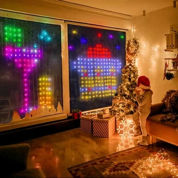 Розумна гірлянда з керуванням через смартфон та пульт Hello Fairy 400 LED 3x3 метри