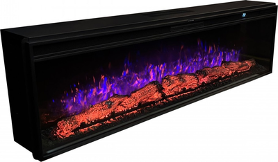 Электрокамин с обогревом Royal Vision 60 LOG Color N со звуком, дровами 1556x426x225 мм (Vision60LOGColorN)