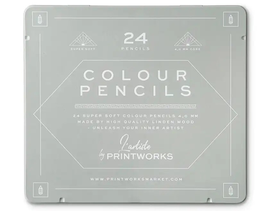 Zestaw kolorowych ołówków Printworks Classic 24 szt (9789163615078)