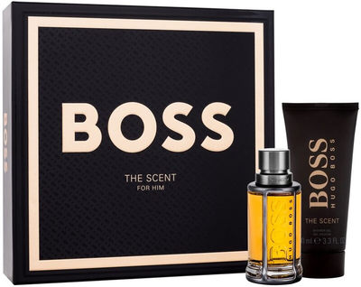 Подарунковий набір для чоловіків Hugo Boss The Scent For Him Туалетна вода 50 мл + Гель для душу 100 мл (3616305439529)