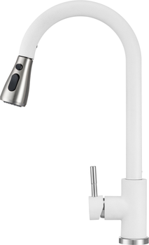 Смеситель кухонный GRANADO Campo Lux White