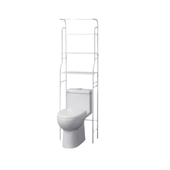 Полиця-стелаж у ванну Stenson R94071 металева 47*25*163 см