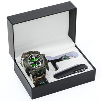 Мужские часы Besta Box Military Set подарочный набор, с компасом