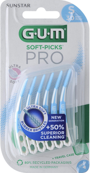 Набор межзубных щеток GUM SoftPicks Pro размер S в блистере 30 шт (7630019905824)