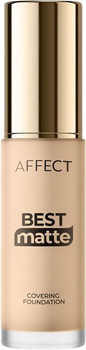 Podkład do twarzy Affect Best Matte 2N matowy kryjący 30 ml (5906118462011)