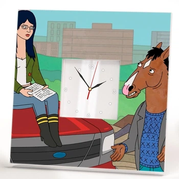 Часы "Конь БоДжек. BoJack Horseman" украшение интерьера спальни, бара, кафе, подарок для фаната