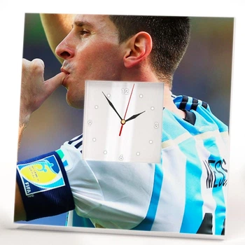 Часы "Лионель Месси. Lionel Messi. Футбол" подарок для фанатов, украшение спорт клуба