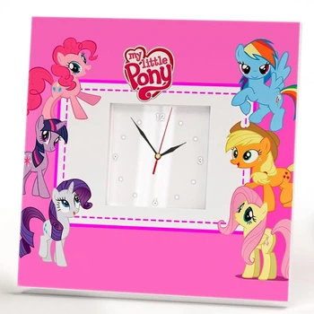 Часы "Дружба — это чудо. My Little Pony" украшение интерьера спальни, бара, кафе